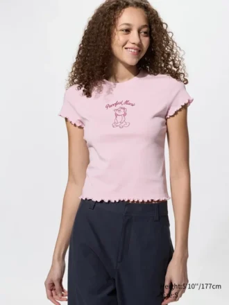 Maglietta corta da donna con stampa Disney/Pixar UT