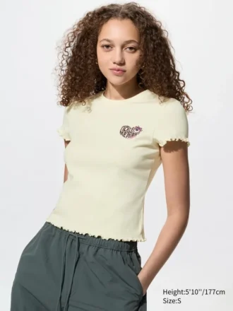 Maglietta corta da donna con stampa Disney/Pixar UT