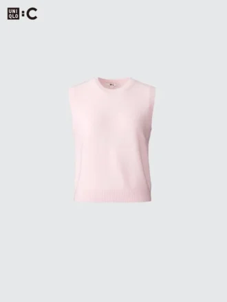 Maglione corto da donna in cashmere | Senza maniche