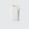 Maglione corto da donna in cashmere | Senza maniche