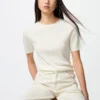 Maglione da donna 3D Knit di lana merino | Maniche corte