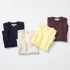 Maglione da donna a maniche corte in cotone con pantaloncini