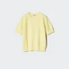 Maglione da donna a maniche corte in cotone con pantaloncini