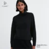 Maglione da donna a maniche lunghe in 3D Knit con Souffle Yarn