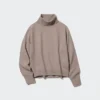 Maglione da donna a maniche lunghe in 3D Knit con Souffle Yarn