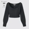 Maglione da donna a maniche lunghe in 3D Knit voluminoso Maglione da donna a maniche lunghe in 3D Knit voluminoso