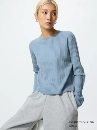 Maglione da donna con mini trecce