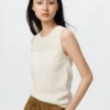 Maglione da donna in cotone | Senza maniche