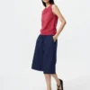 Maglione da donna in cotone | Senza maniche