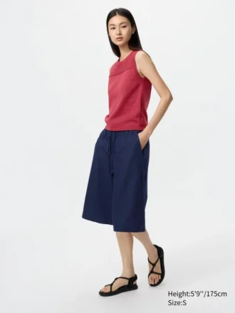 Maglione da donna in cotone | Senza maniche