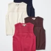 Maglione da donna in cotone | Senza maniche