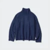Maglione da donna in filato Souffle Yarn | Collo alto Maglione da donna in filato Souffle Yarn | Collo alto