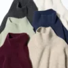 Maglione da donna in filato Souffle Yarn | Collo alto Maglione da donna in filato Souffle Yarn | Collo alto