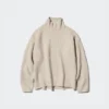 Maglione da donna in filato Souffle Yarn | Collo alto Maglione da donna in filato Souffle Yarn | Collo alto