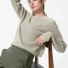 Maglione da donna in maglia 3D Knit a rete Maglione da donna in maglia 3D Knit a rete