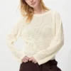 Maglione da donna in maglia 3D Knit a rete Maglione da donna in maglia 3D Knit a rete