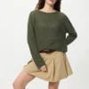 Maglione da donna in maglia 3D Knit a rete Maglione da donna in maglia 3D Knit a rete