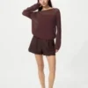Maglione da donna in maglia 3D Knit a rete Maglione da donna in maglia 3D Knit a rete
