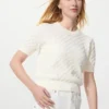 Maglione da donna in punto traforato | Maniche corte Maglione da donna in punto traforato | Maniche corte