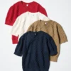 Maglione da donna in punto traforato | Maniche corte Maglione da donna in punto traforato | Maniche corte