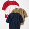 Maglione da donna in punto traforato | Maniche corte Maglione da donna in punto traforato | Maniche corte
