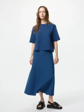 Maglione da donna lavabile a coste Milano | Maniche corte