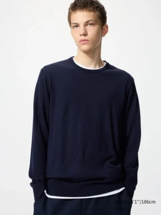 Maglione da uomo in lana merino
