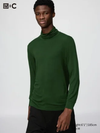 Maglione Dolcevita da uomo HEATTECH Extra Warm in misto cashmere