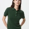 Maglione polo da donna a maniche corte in pantaloncini Maglione polo da donna a maniche corte in pantaloncini