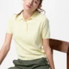 Maglione polo da donna a maniche corte in pantaloncini Maglione polo da donna a maniche corte in pantaloncini