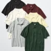Maglione polo da donna a maniche corte in pantaloncini Maglione polo da donna a maniche corte in pantaloncini