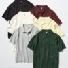 Maglione polo da donna a maniche corte in pantaloncini Maglione polo da donna a maniche corte in pantaloncini