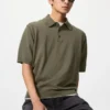 Maglione polo unisex in maglia lavabile | Maniche corte Maglione polo unisex in maglia lavabile | Maniche corte