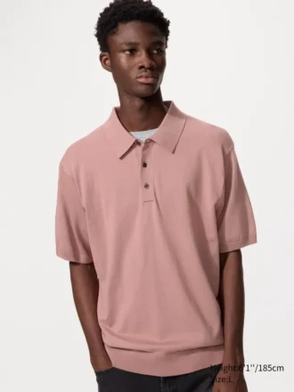 Maglione polo unisex in maglia lavabile | Maniche corte