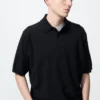 Maglione polo unisex in maglia lavabile | Maniche corte Maglione polo unisex in maglia lavabile | Maniche corte