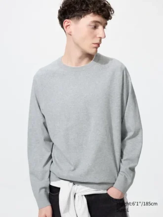 Maglione unisex lavabile in misto cotone
