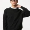 Maglione unisex lavabile in misto cotone Maglione unisex lavabile in misto cotone