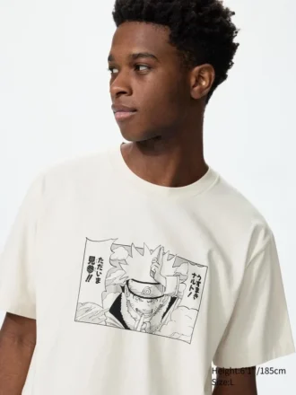 Manga Ut Shueisha 100Th Ut T-shirt grafica da uomo | Naruto