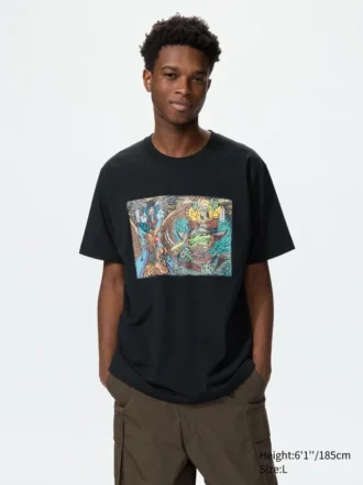 Manga Ut Shueisha 100Th Ut T-shirt grafica da uomo | Naruto