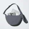 Mini borsa a tracolla rotonda unisex