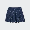 Mini gonna pantalone in jersey per bambini | Fiori