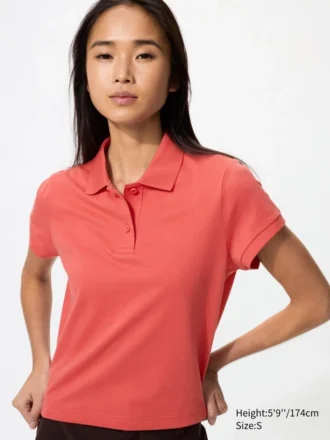 Mini polo da donna in piqué