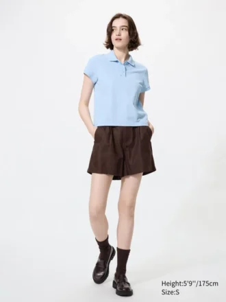 Mini polo da donna in piqué Mini polo da donna in piqué