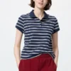 Mini polo da donna in piqué | A righe Mini polo da donna in piqué | A righe