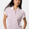 Mini polo da donna in piqué | A righe Mini polo da donna in piqué | A righe