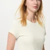 Mini T-shirt a costine da donna