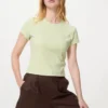 Mini T-shirt a costine da donna