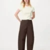 Mini T-shirt a costine da donna