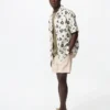 Pantaloncini comodi da uomo in misto lino | 5″ Pantaloncini comodi da uomo in misto lino | 5″