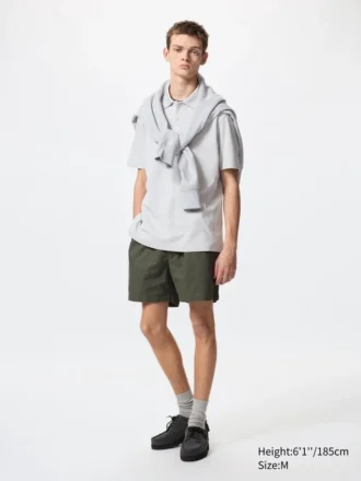 Pantaloncini comodi da uomo in misto lino | 5″